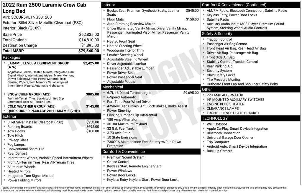 Used 2022 RAM 2500 Laramie image 6