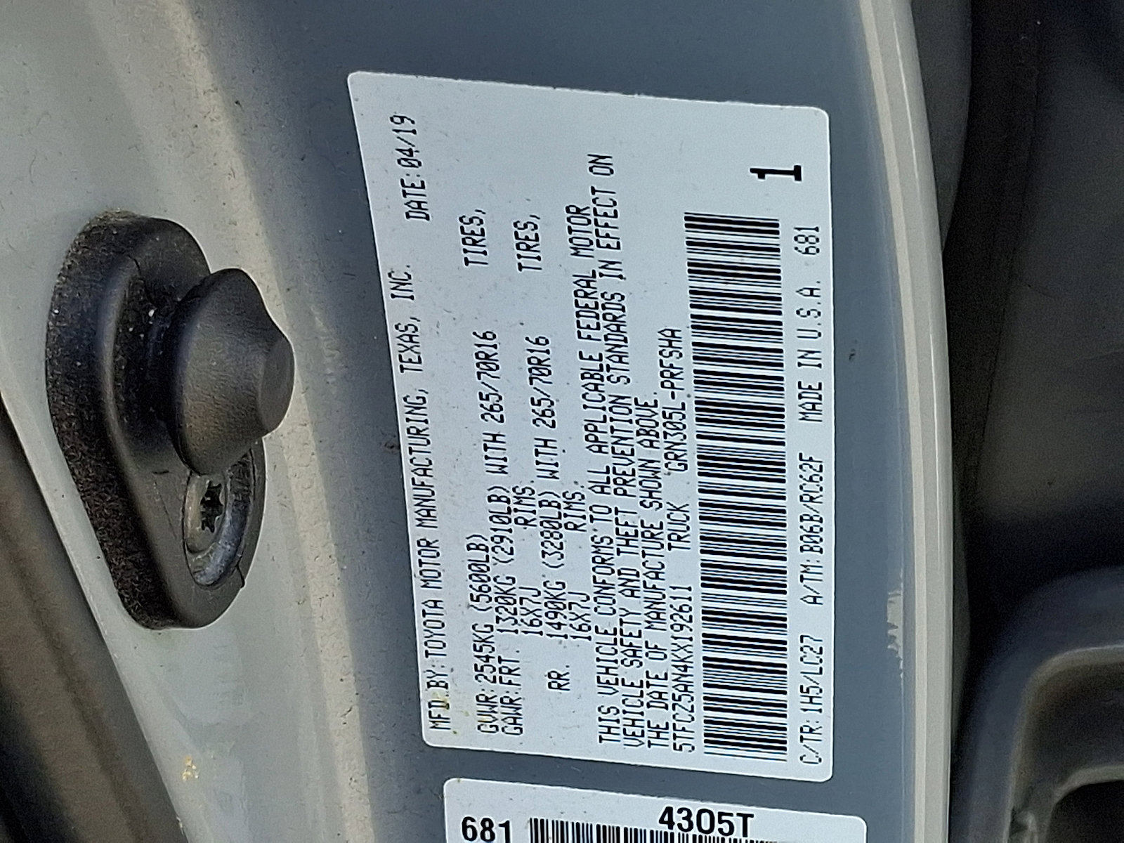 Used 2019 Toyota Tacoma TRD Off-Road w/ TRD Premium Off Road Package image 26