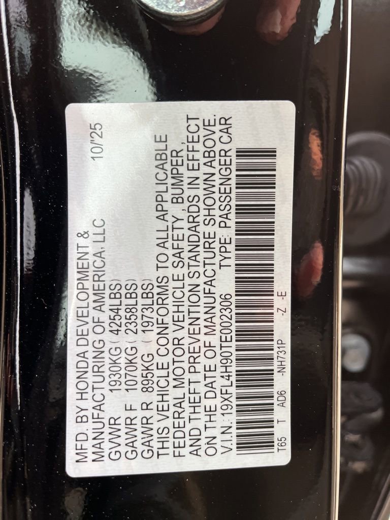 Certified 2026 Honda Civic Sport Touring image 11