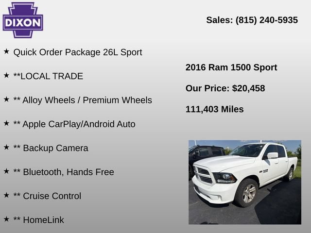 Used 2016 RAM 1500 Sport AWD/4WD image 4