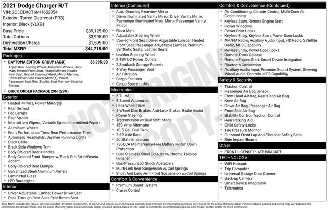 Used 2021 Dodge Charger R/T w/ Daytona Edition Group image 2