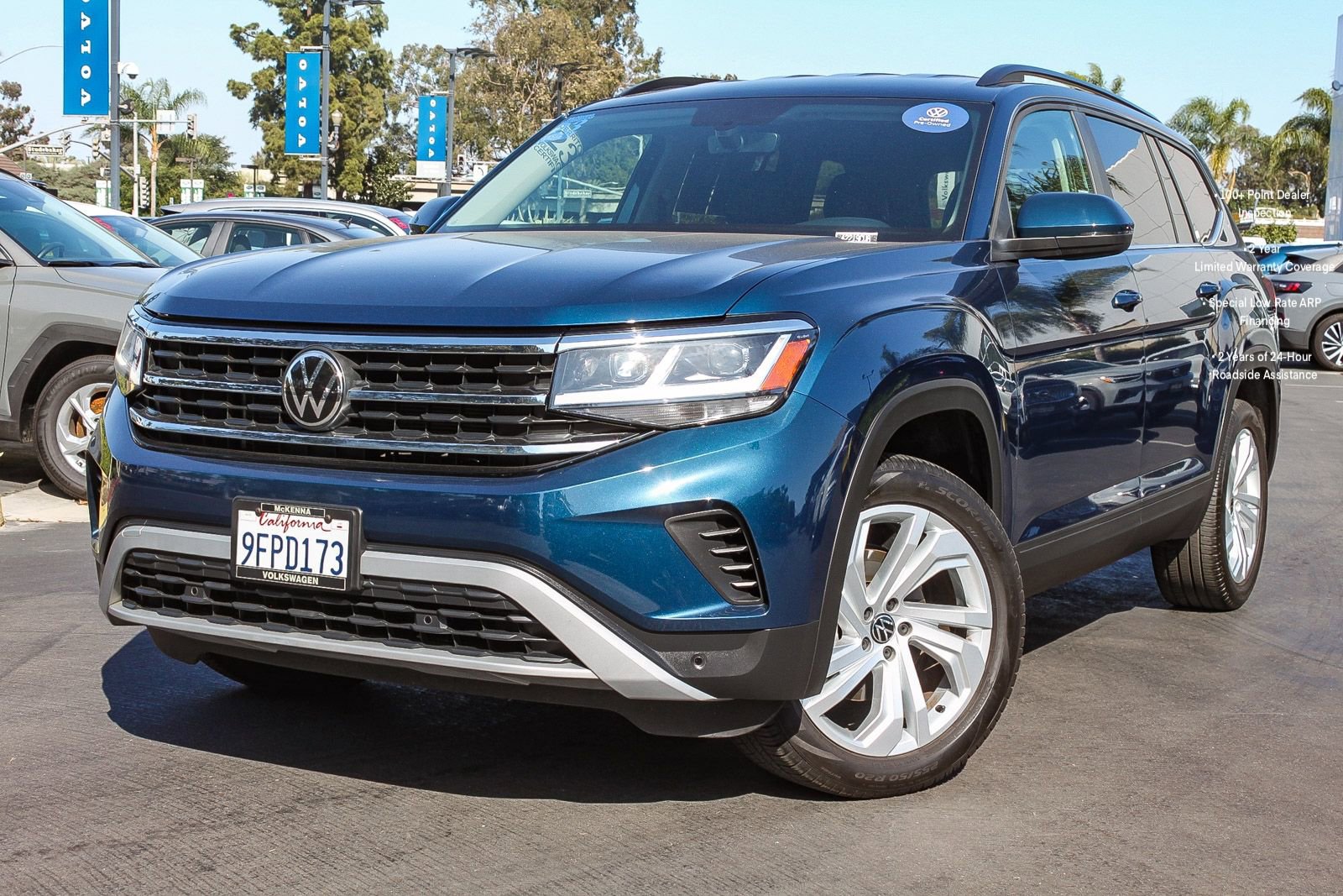 Certified 2023 Volkswagen Atlas SE image 1