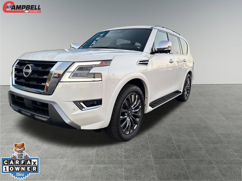 Used 2023 Nissan Armada Platinum w/ Captain's Chairs Package