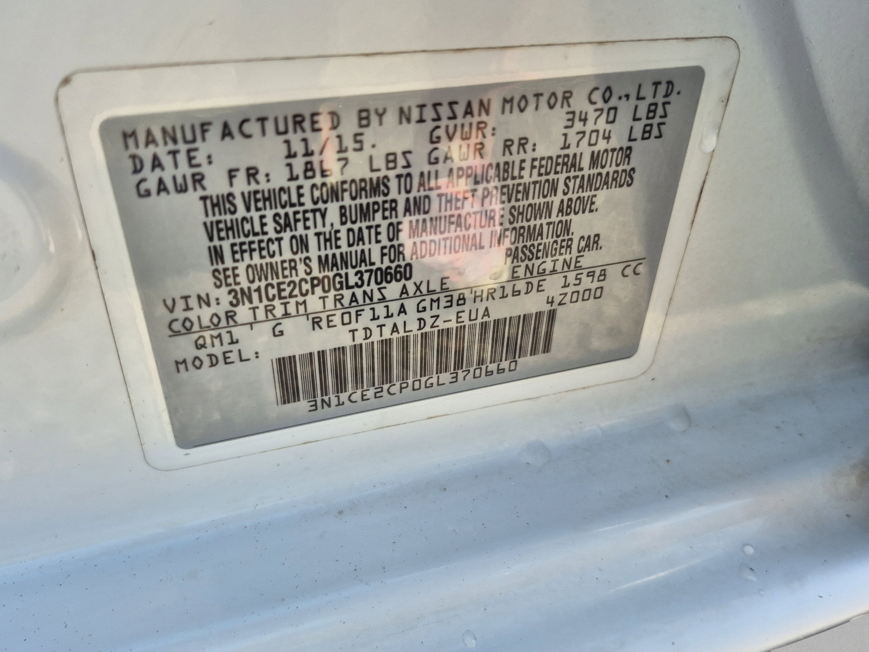 Used 2016 Nissan Versa Note SV FWD image 29