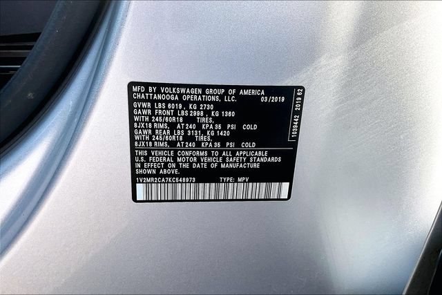 Used 2019 Volkswagen Atlas SEL AWD/4WD image 35
