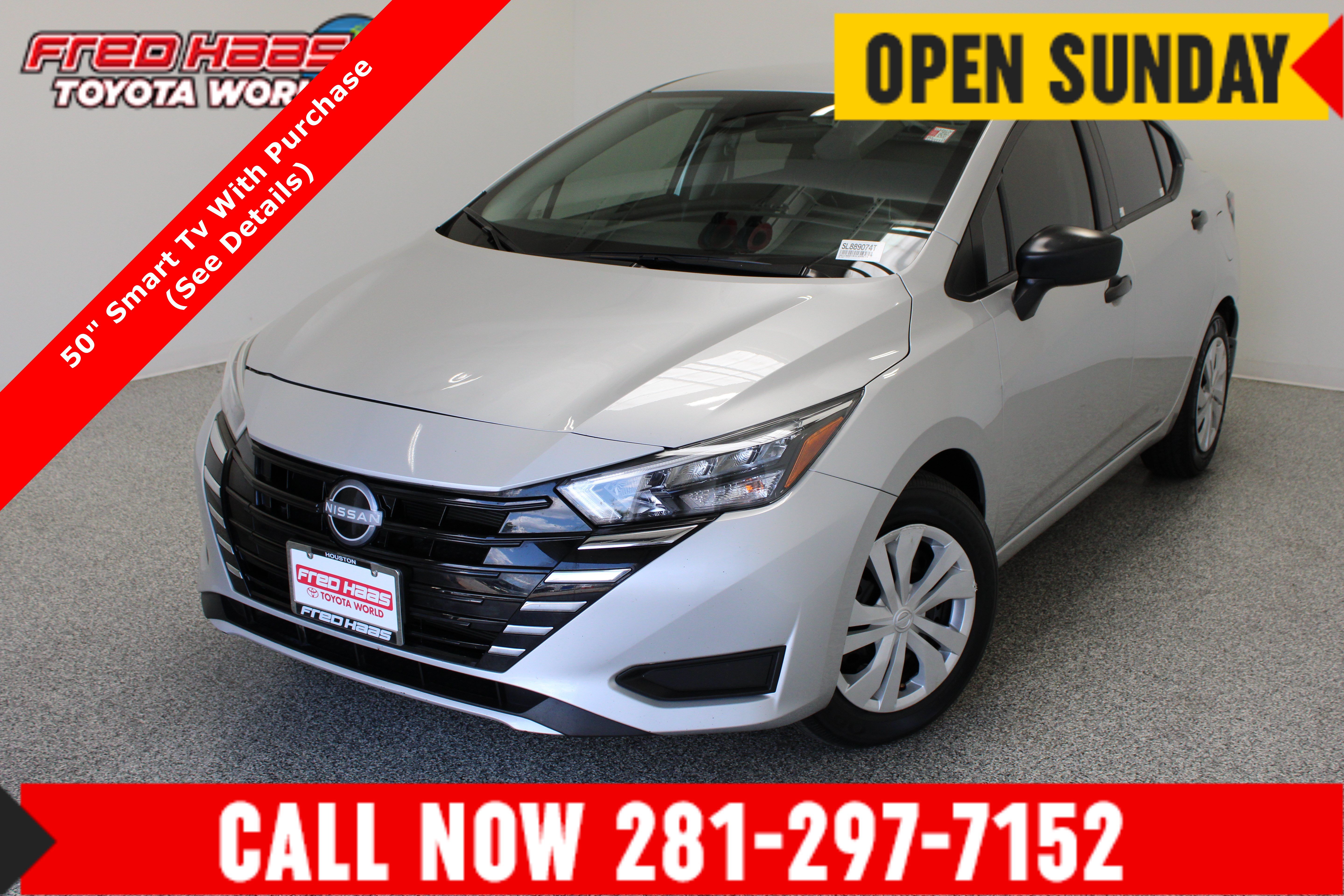 Used 2025 Nissan Versa S w/ Trunk Package