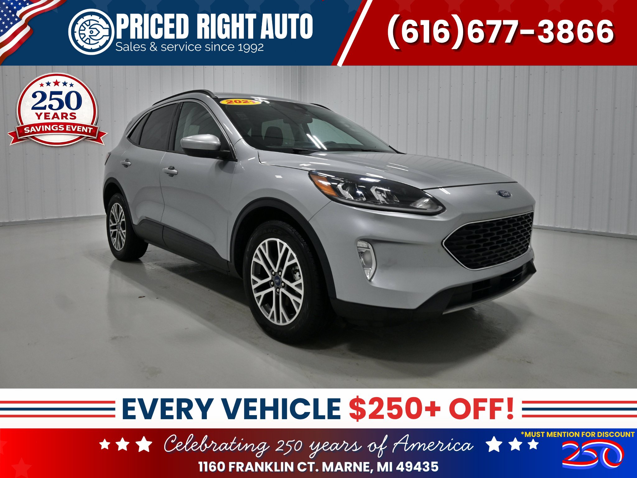 Used 2021 Ford Escape SEL AWD/4WD image 1