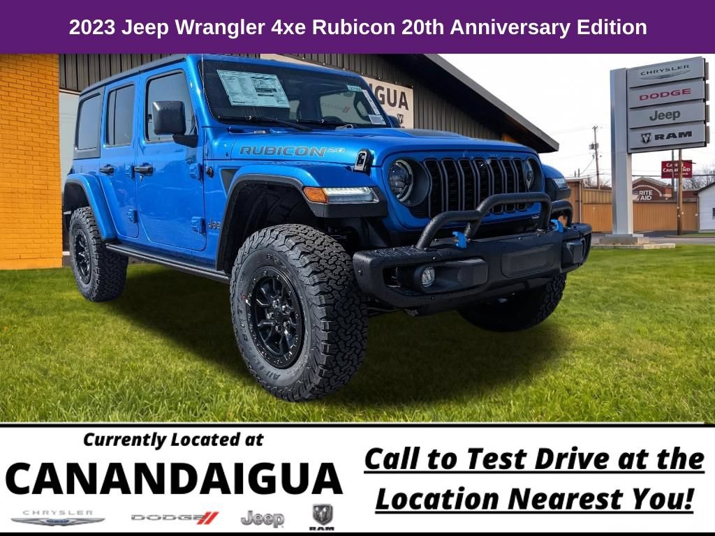 New 2023 Jeep Wrangler Unlimited Rubicon 4xe AWD/4WD image 1