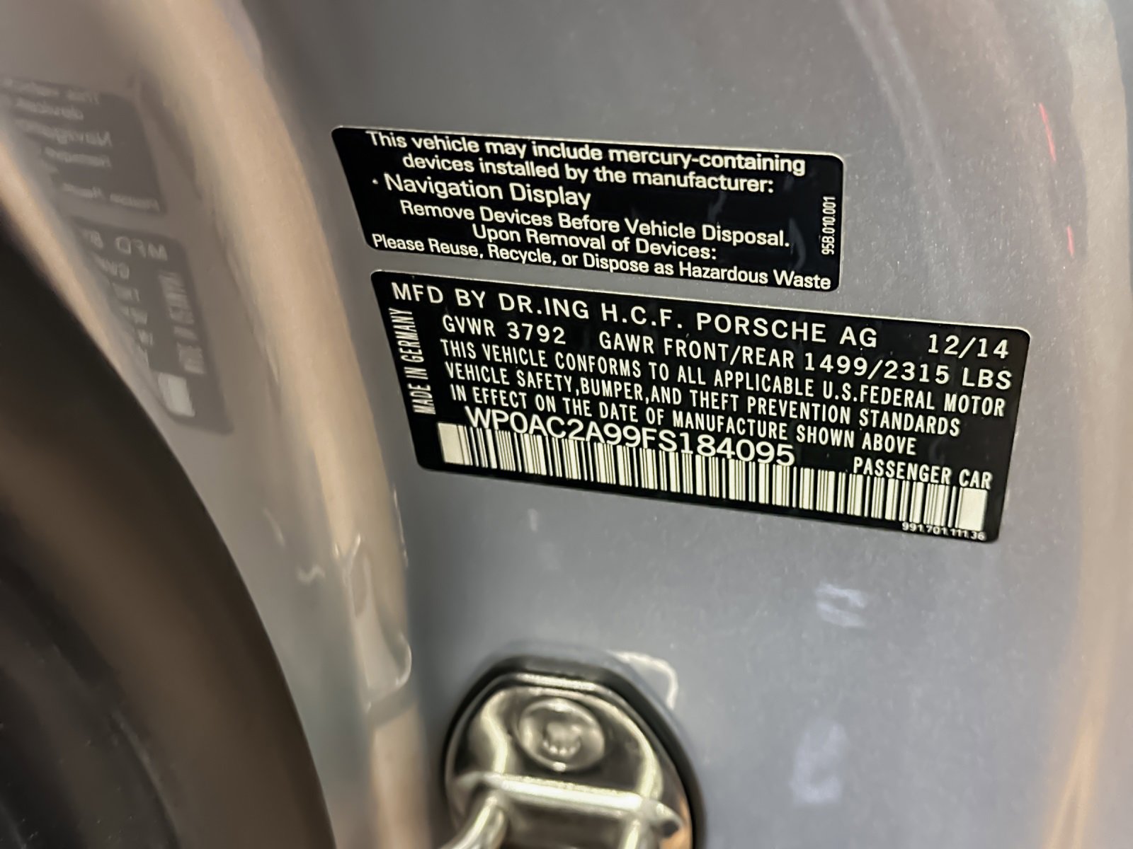 Used 2015 Porsche 911 GT3 image 26