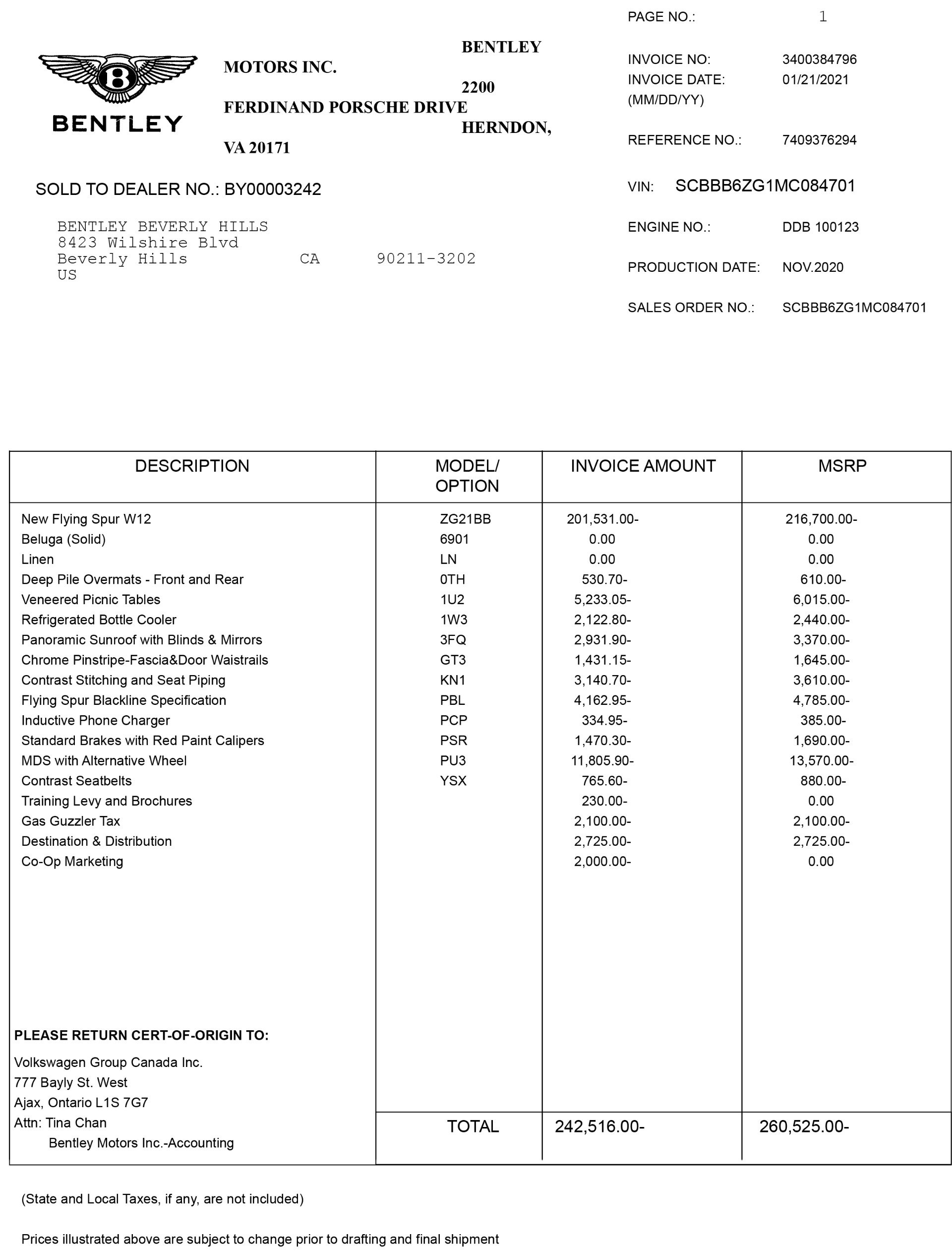 Used 2021 Bentley Flying Spur W12 image 5