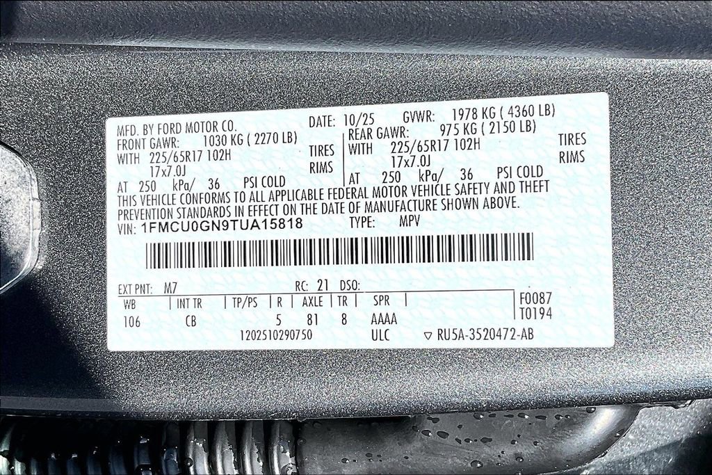 New 2026 Ford Escape Active w/ Tech Pack #1 FWD image 13