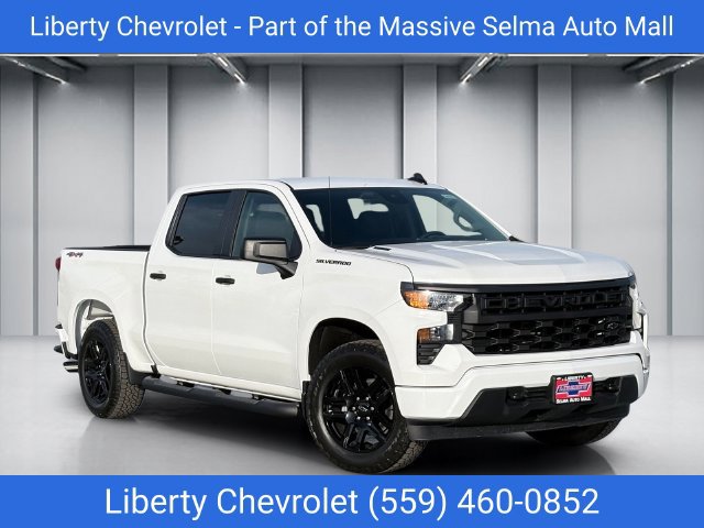 New 2026 Chevrolet Silverado 1500 Custom w/ Turbomax Blackout Package AWD/4WD image 1