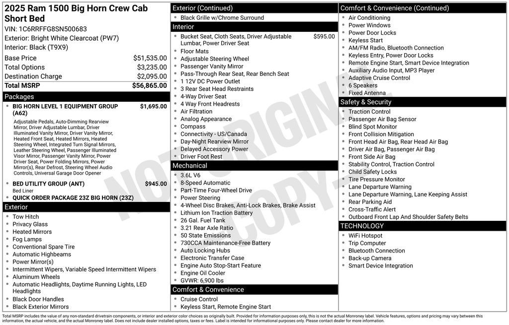 Used 2025 RAM 1500 Big Horn image 11