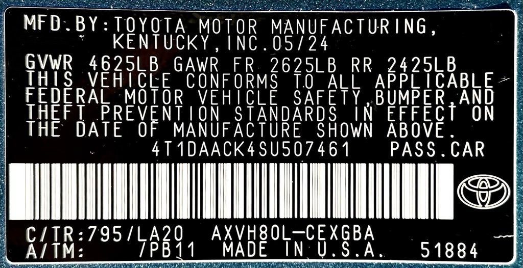 Certified 2025 Toyota Camry XLE FWD image 24