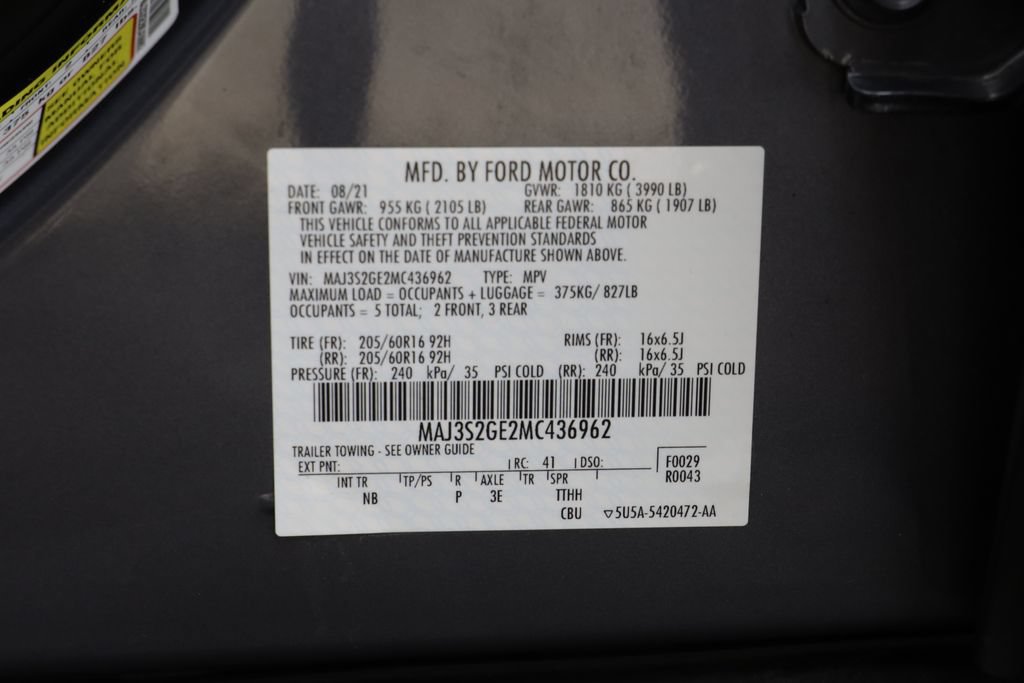 Used 2021 Ford EcoSport SE FWD image 26