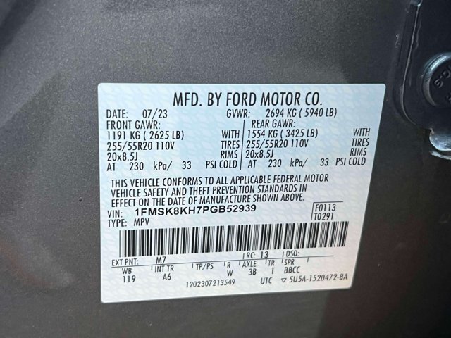 Used 2023 Ford Explorer ST-Line AWD/4WD image 25