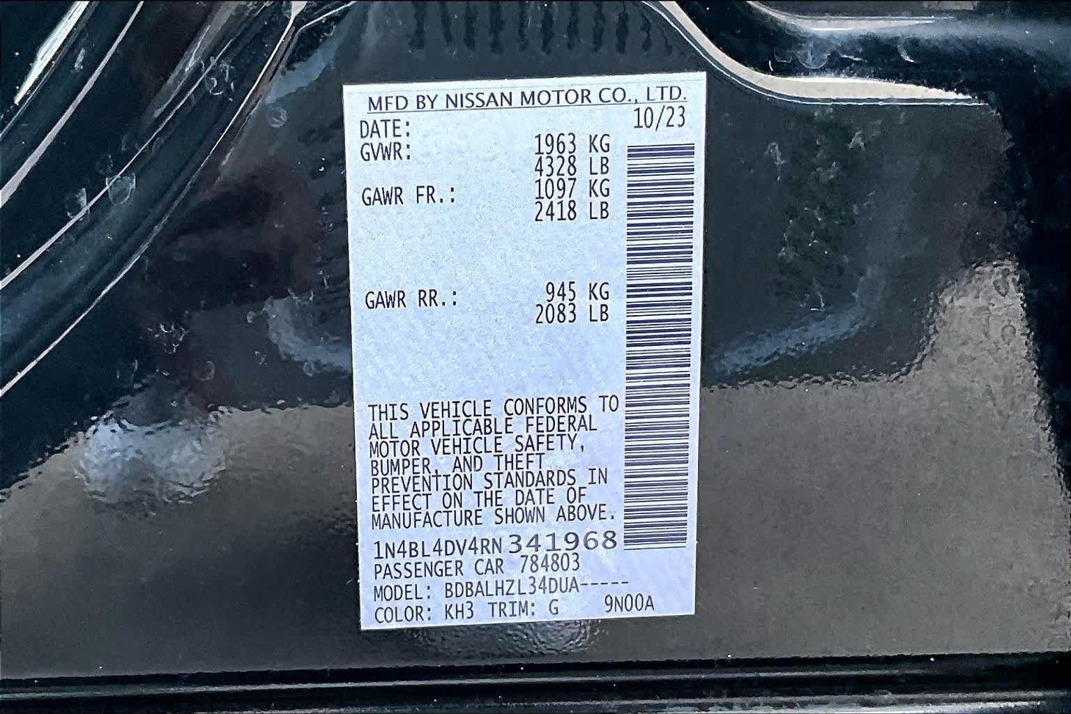 Used 2024 Nissan Altima 2.5 SV FWD image 34