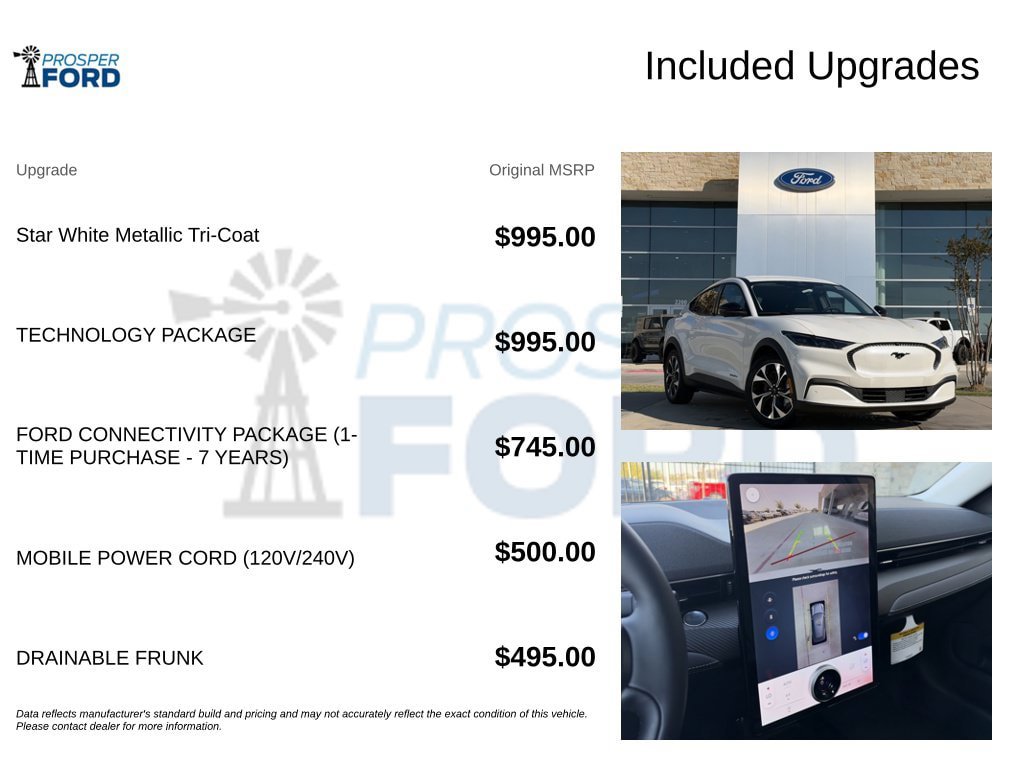 New 2026 Ford Mustang Mach-E Select w/ Technology Package RWD image 3