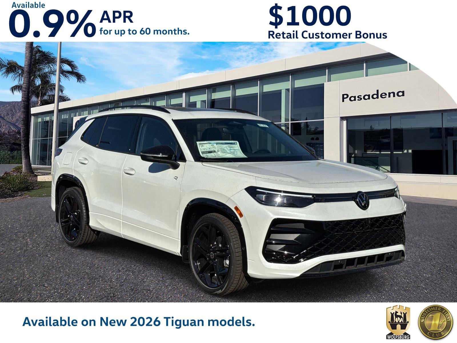 New 2026 Volkswagen Tiguan SE R-Line FWD image 1