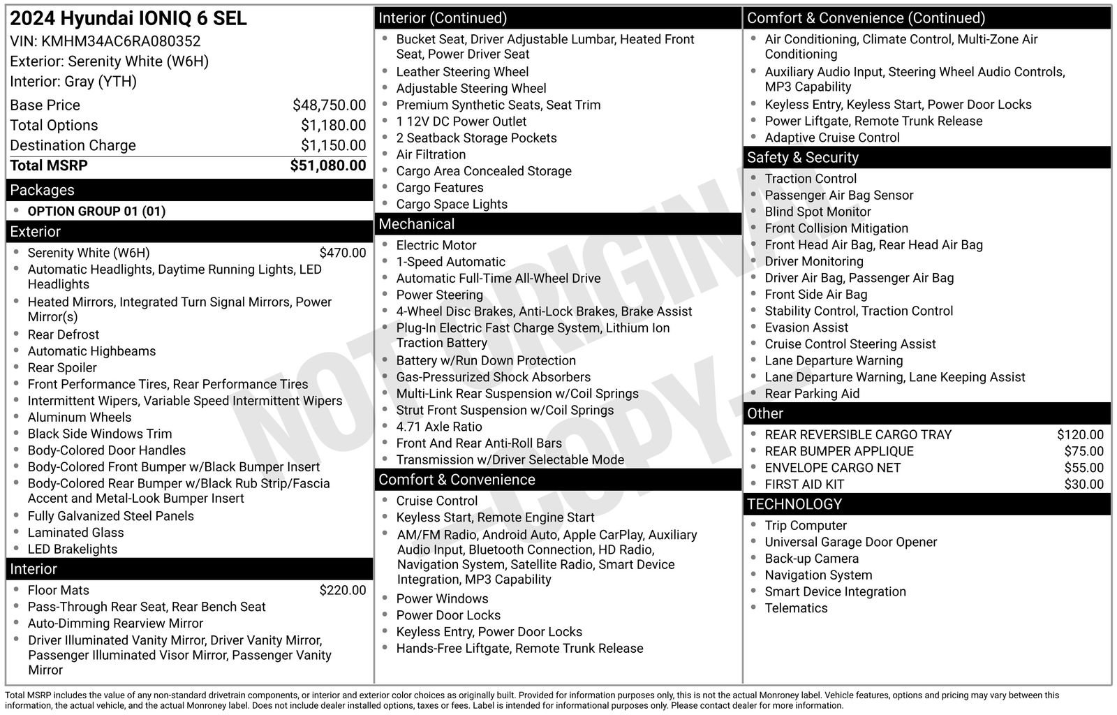 New 2024 Hyundai Ioniq 6 SEL image 4