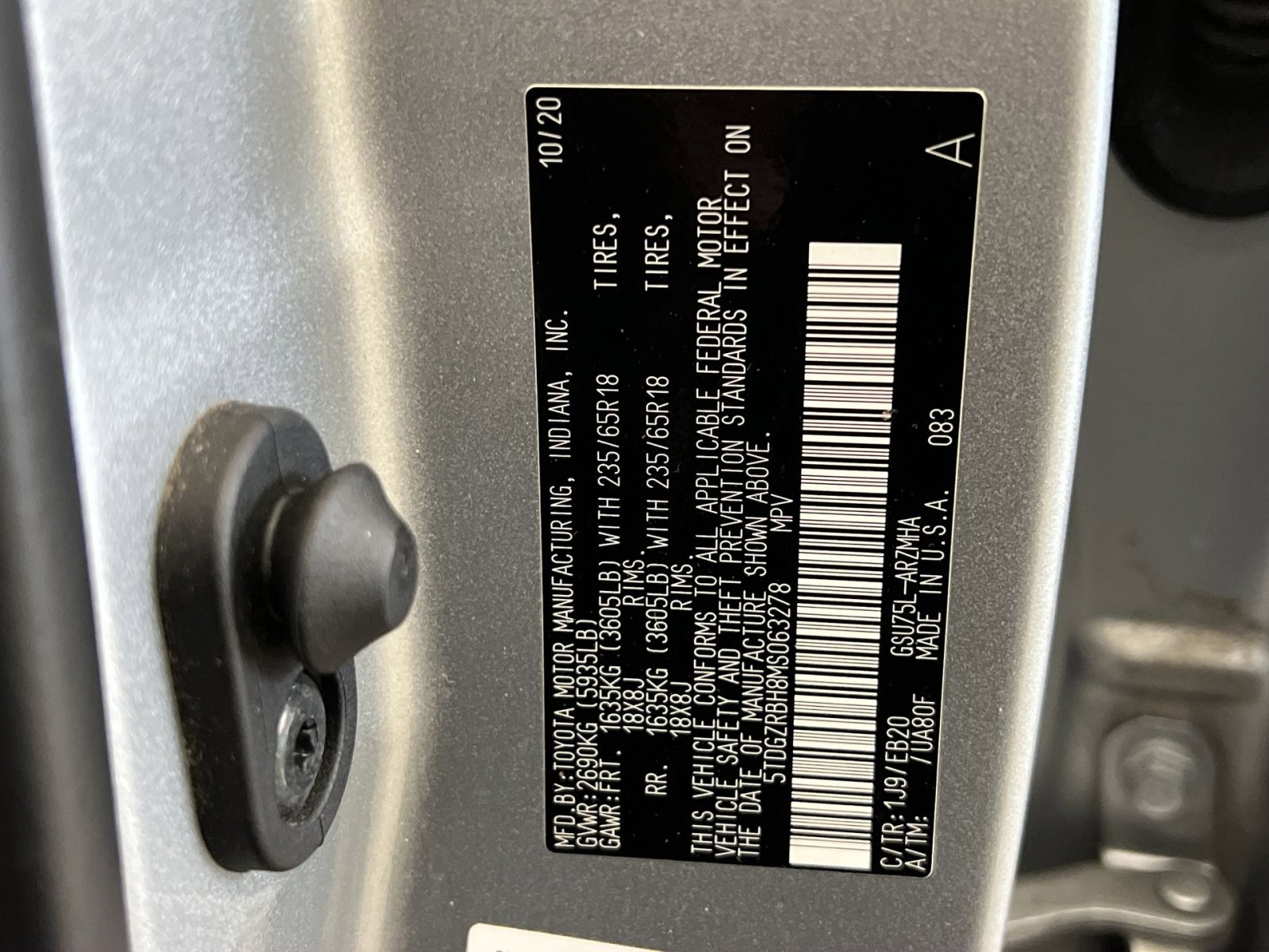 Used 2021 Toyota Highlander XLE image 39