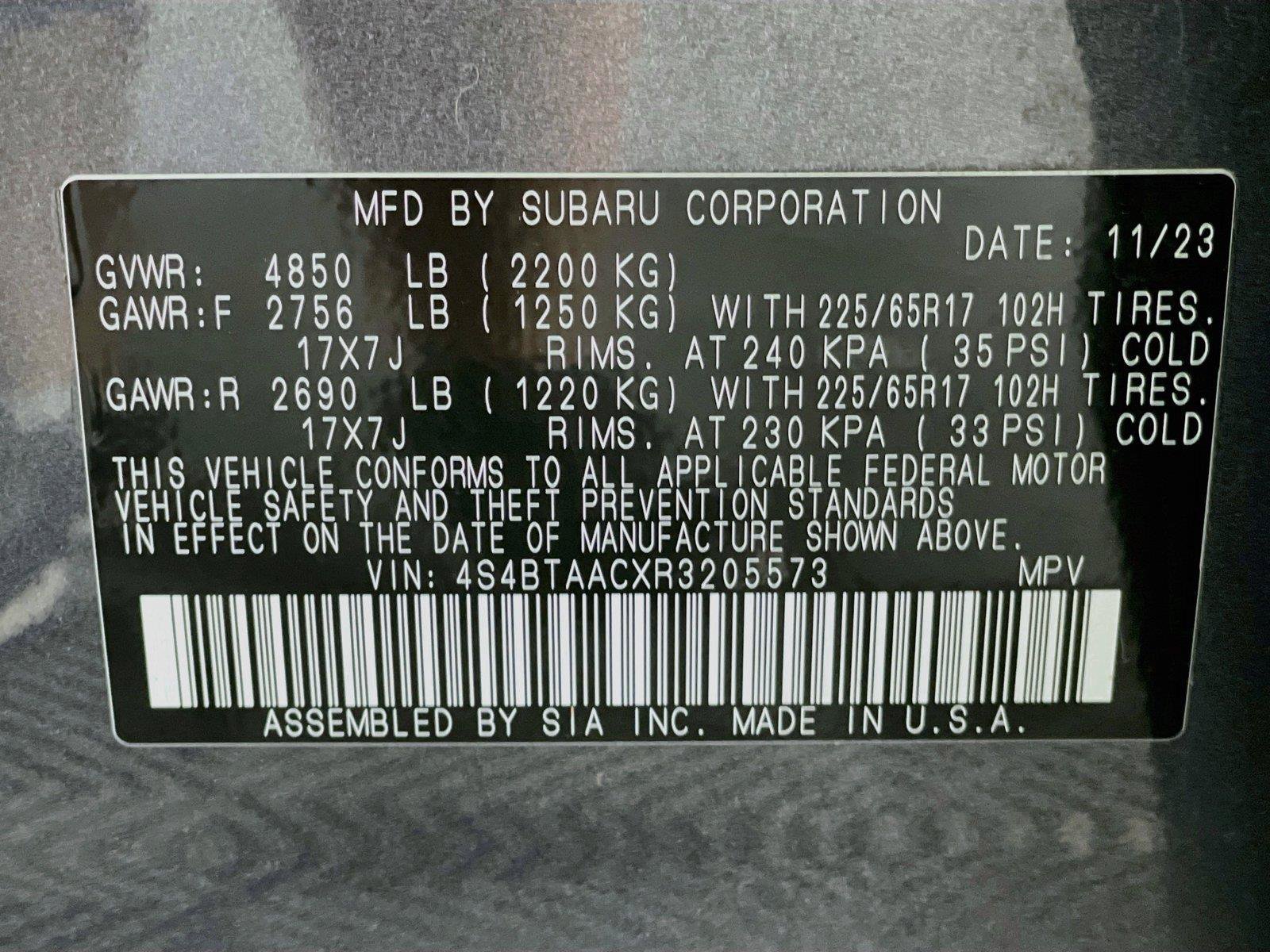 Certified 2024 Subaru Outback AWD/4WD image 32