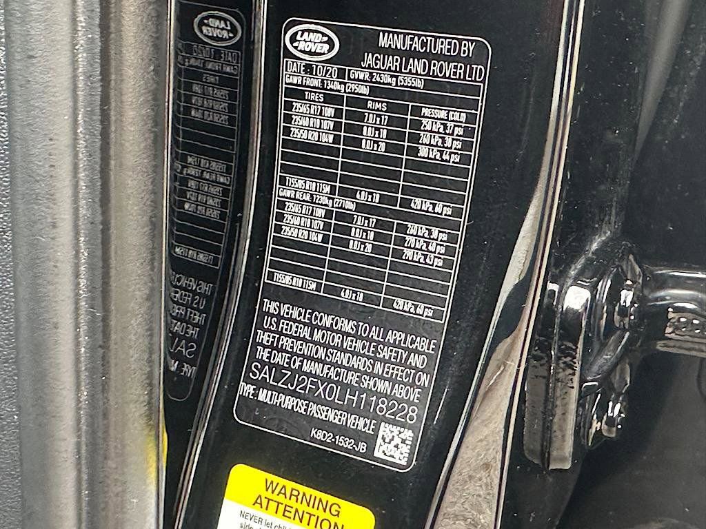Used 2020 Land Rover Range Rover Evoque S image 25