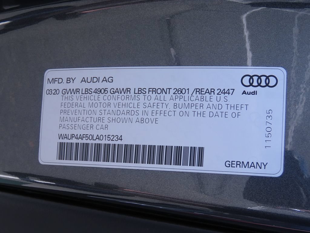 Used 2020 Audi S5 Premium Plus w/ Premium Plus AWD/4WD image 20