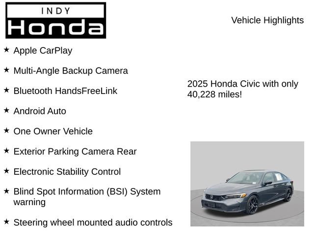 Used 2025 Honda Civic Sport image 7