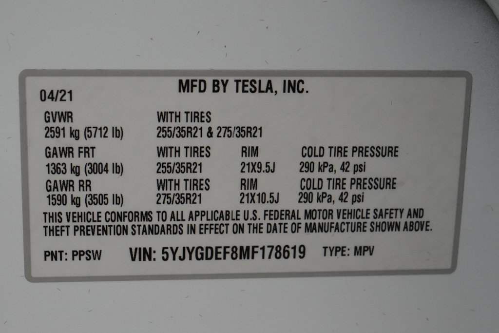Used 2021 Tesla Model Y Performance AWD/4WD image 27