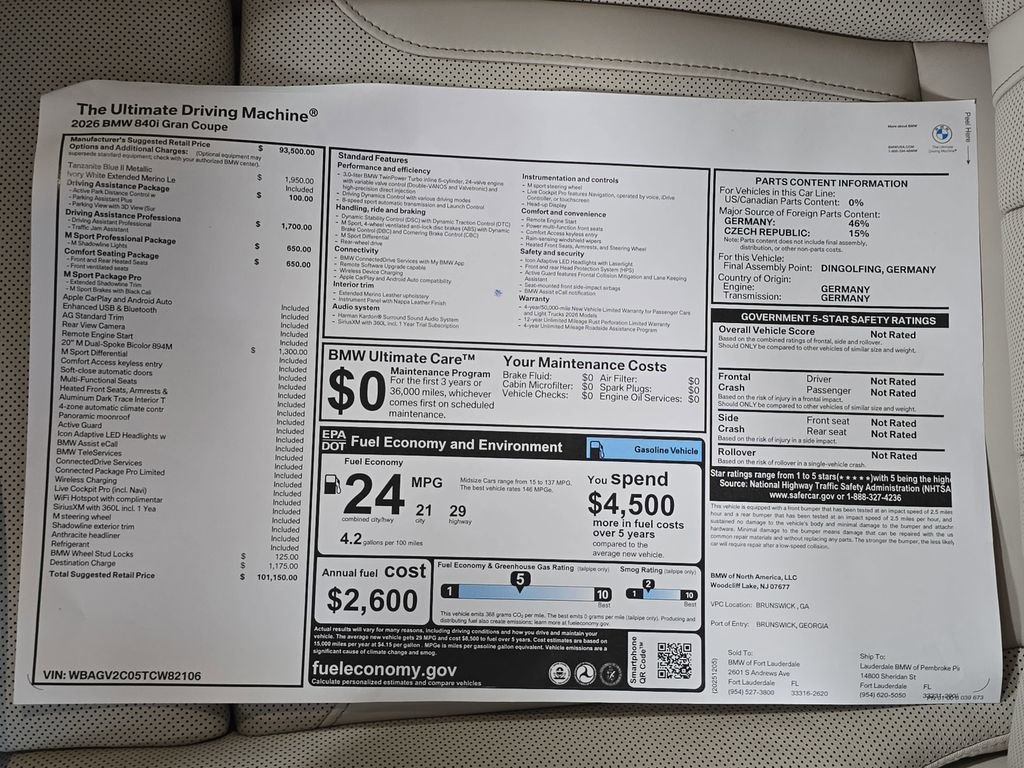 New 2026 BMW 840i image 26