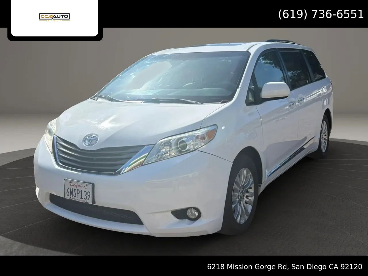 Used 2012 Toyota Sienna XLE FWD image 1