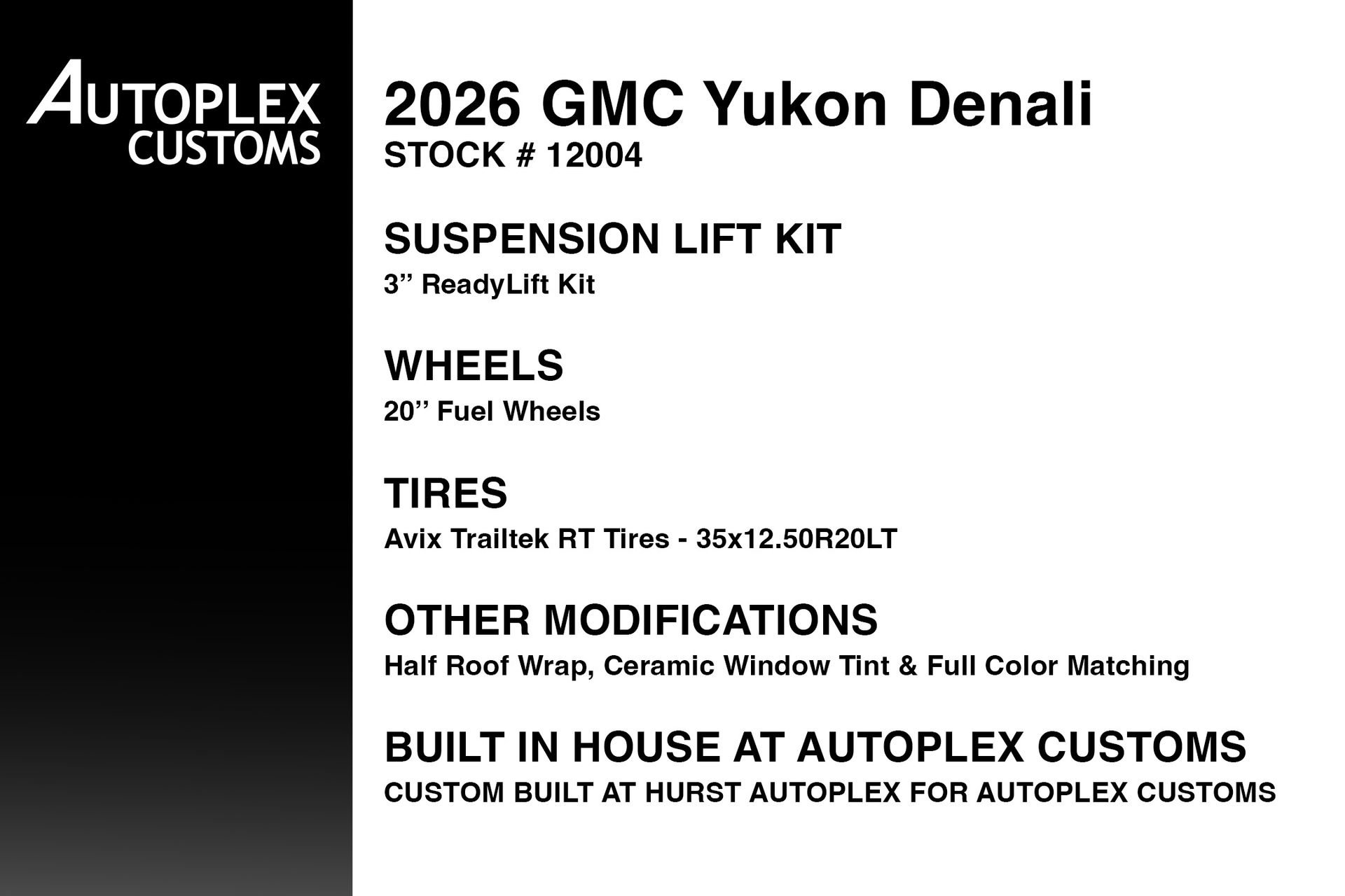 Used 2026 GMC Yukon Denali w/ Sun & Power Step Package AWD/4WD image 2