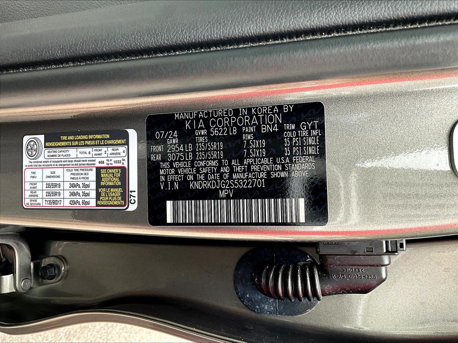 Certified 2025 Kia Sorento SX Prestige AWD/4WD image 19