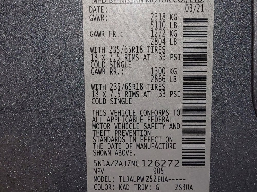 Used 2021 Nissan Murano S image 33