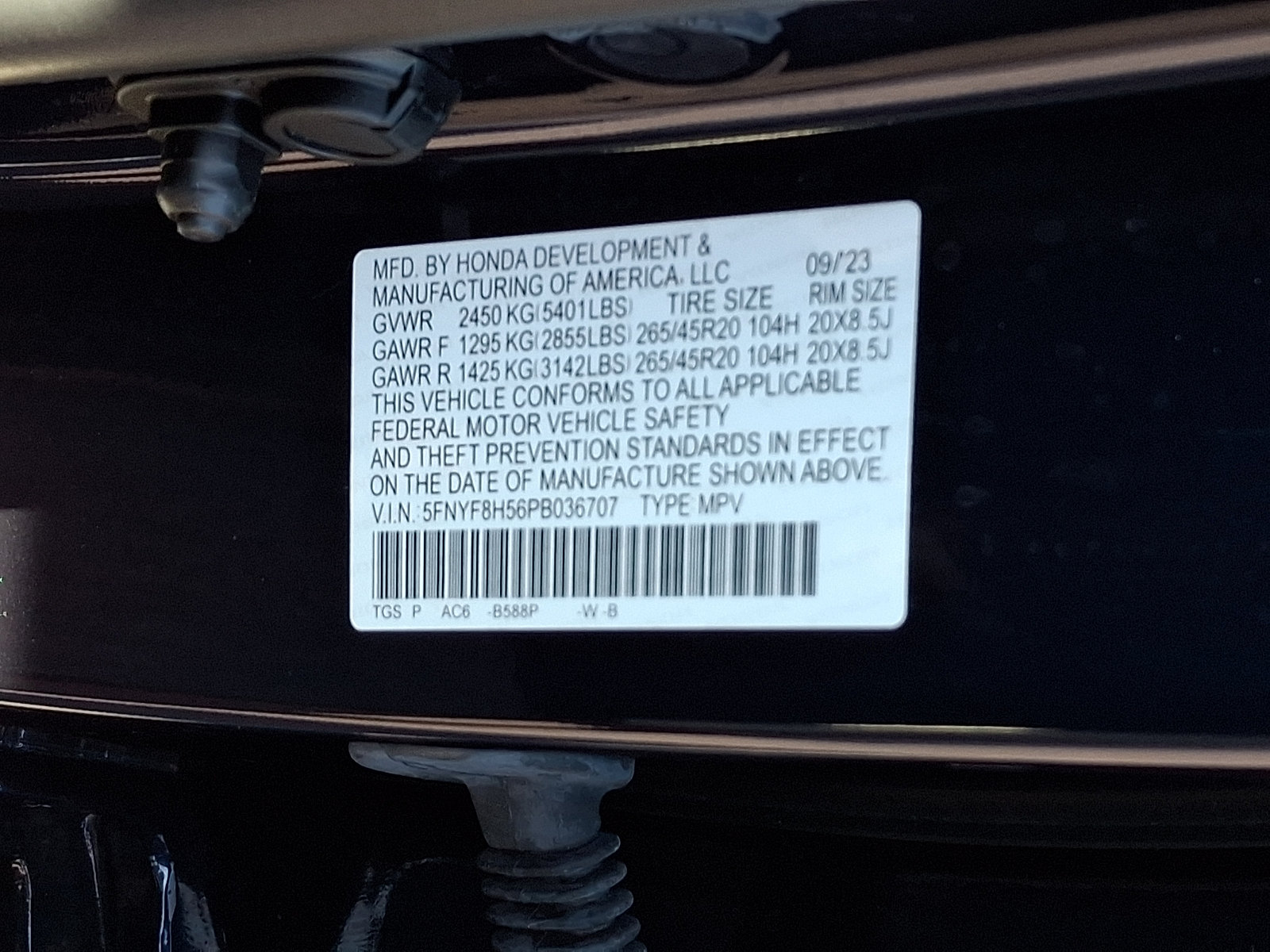 Used 2023 Honda Passport EX-L image 26