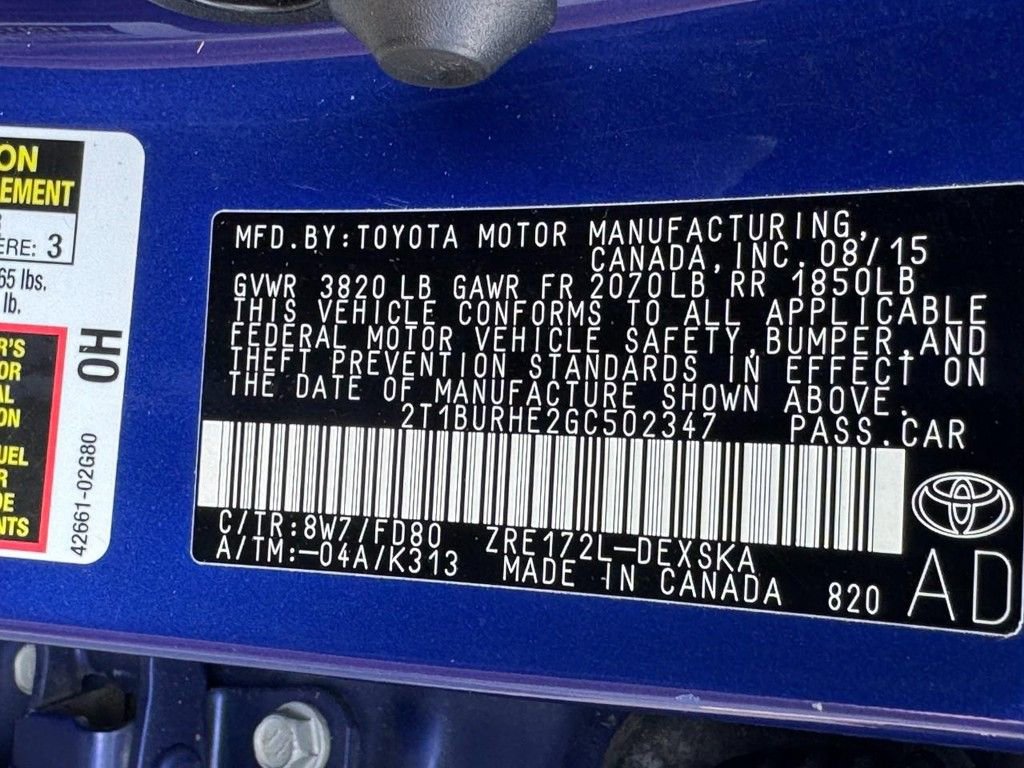 Used 2016 Toyota Corolla S FWD image 30