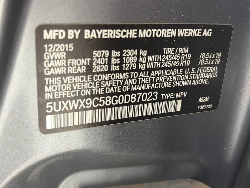 Used 2016 BMW X3 xDrive28i AWD/4WD image 9