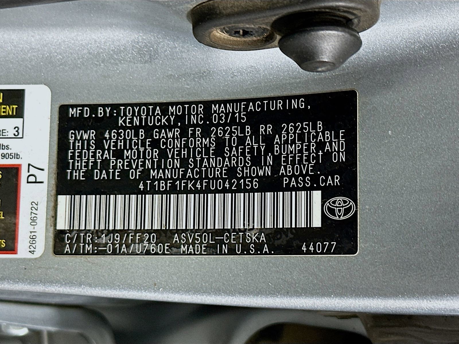 Used 2015 Toyota Camry SE FWD image 29