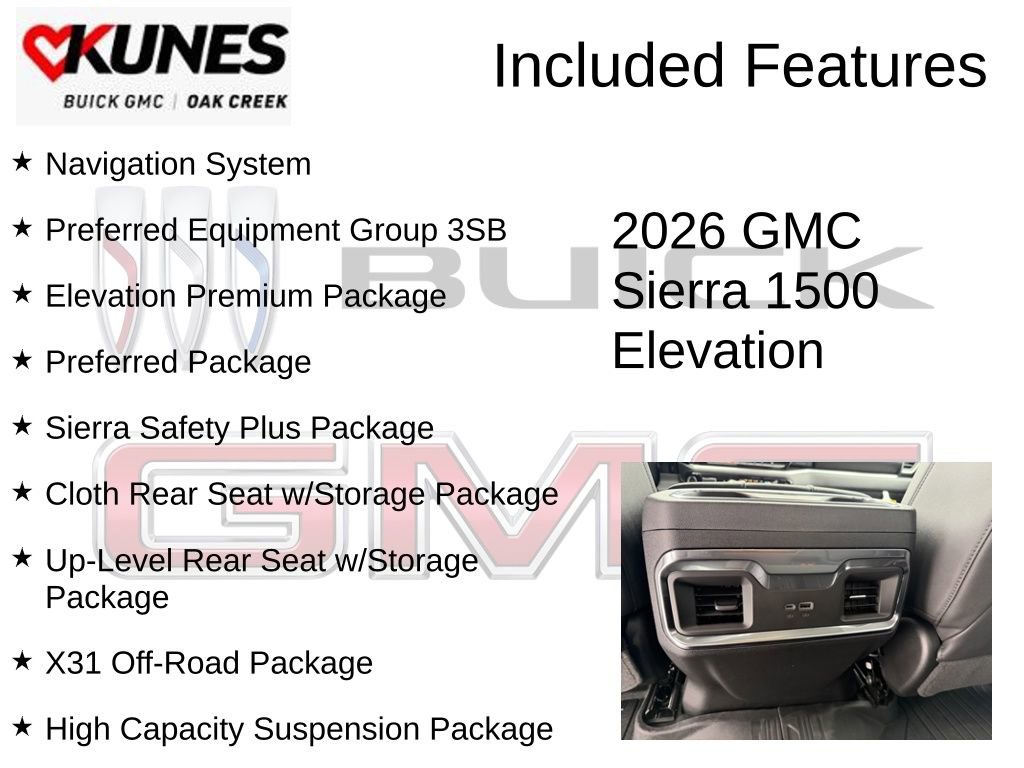 New 2026 GMC Sierra 1500 Elevation w/ Elevation Premium Package image 2