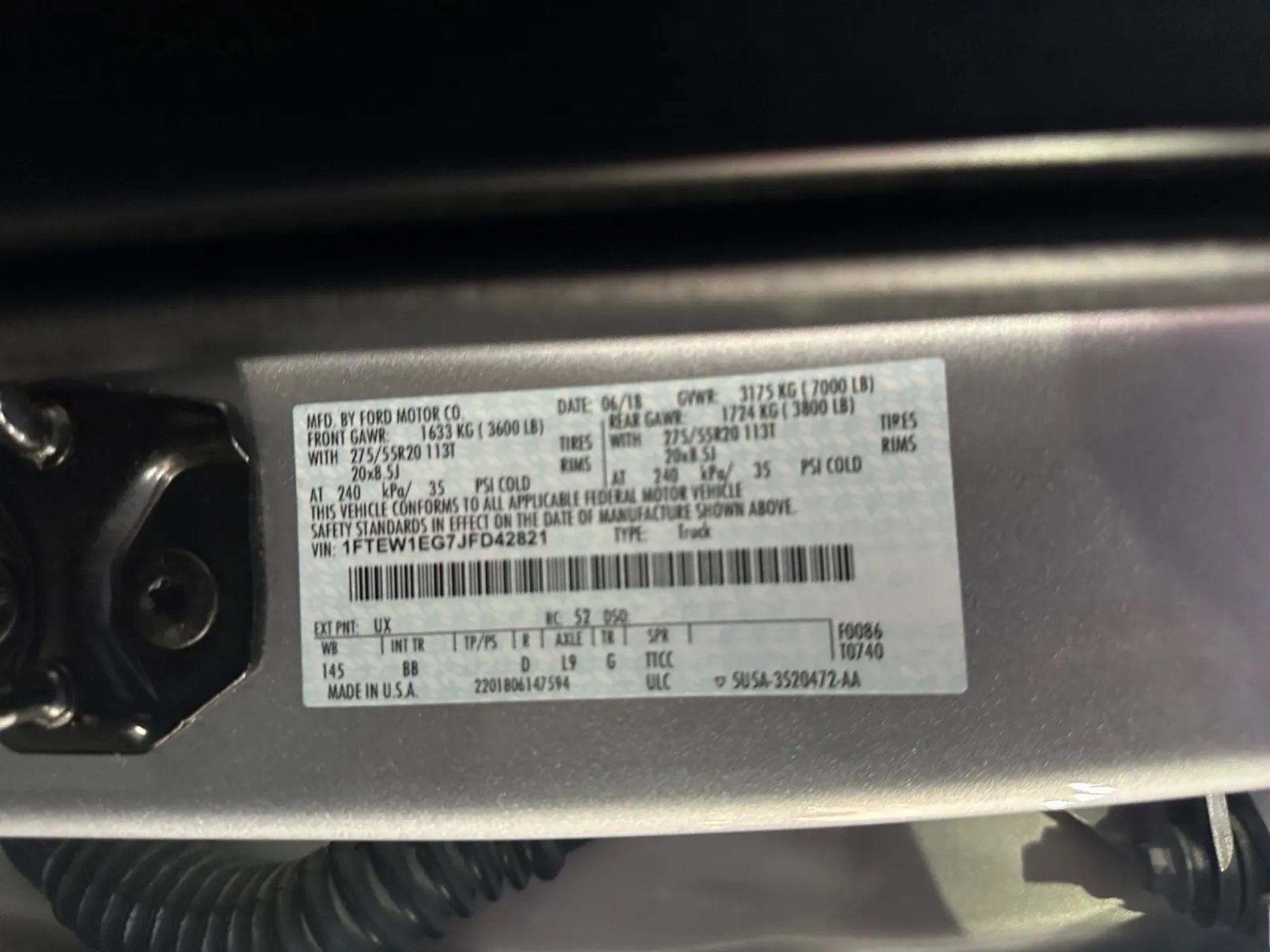 Used 2018 Ford F150 Platinum w/ Equipment Group 701A Luxury image 25