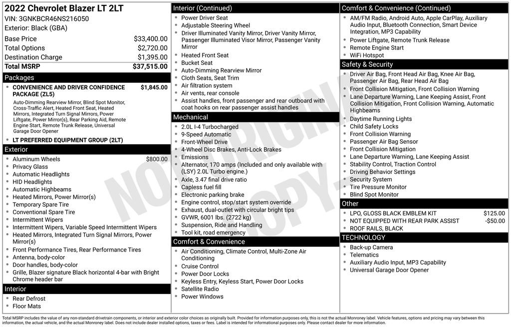 Used 2022 Chevrolet Blazer LT image 11