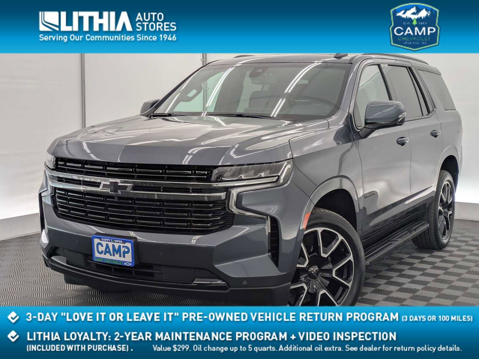 Used 2021 Chevrolet Tahoe RST w/ Luxury Package image 1