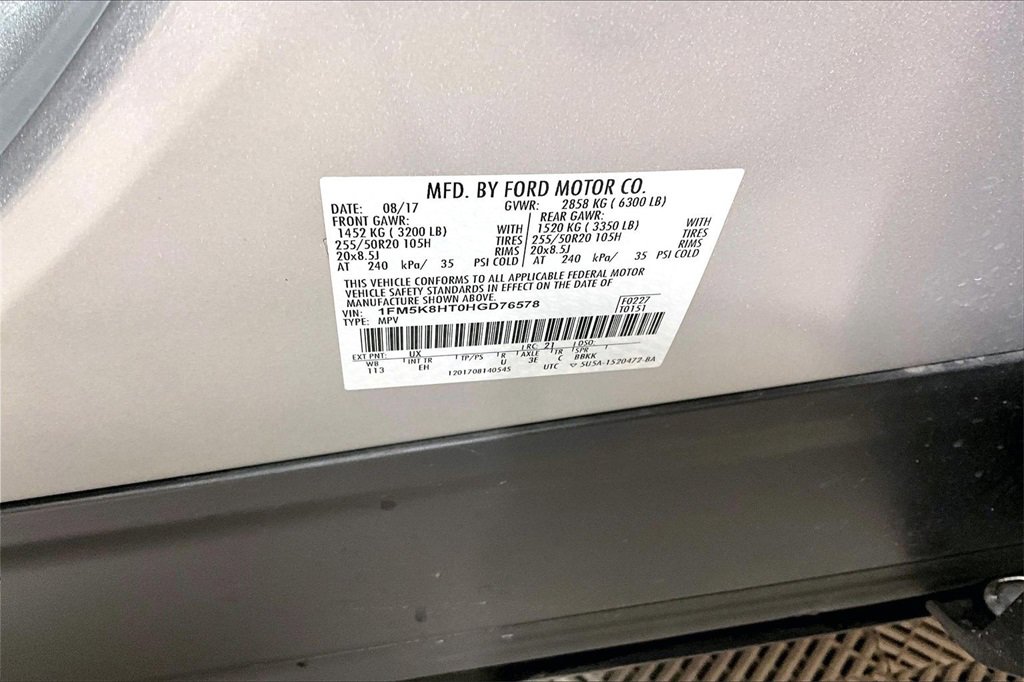 Certified 2017 Ford Explorer Platinum image 27