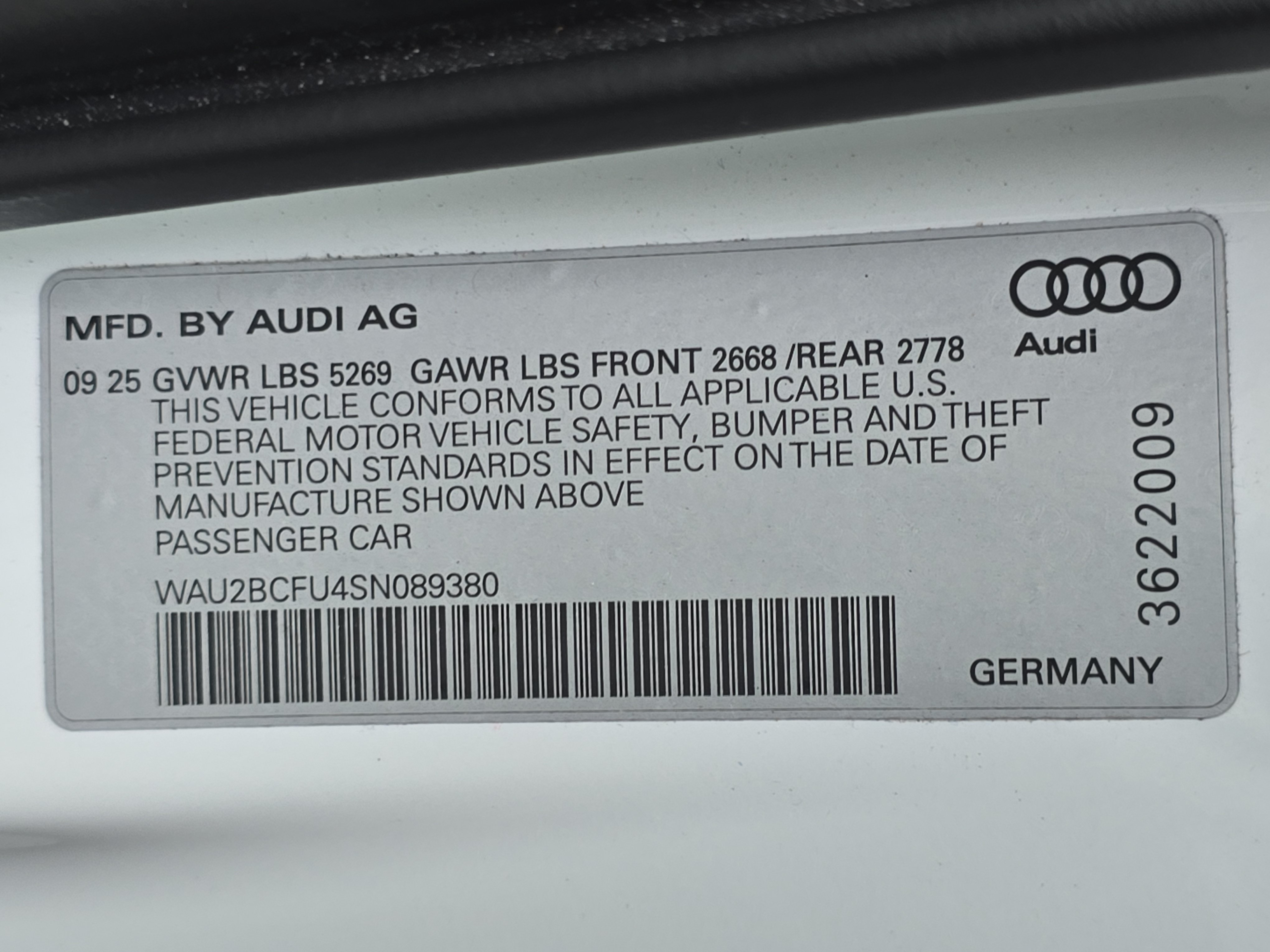 Certified 2025 Audi A5 2.0T Premium Plus w/ Premium Plus AWD/4WD image 35