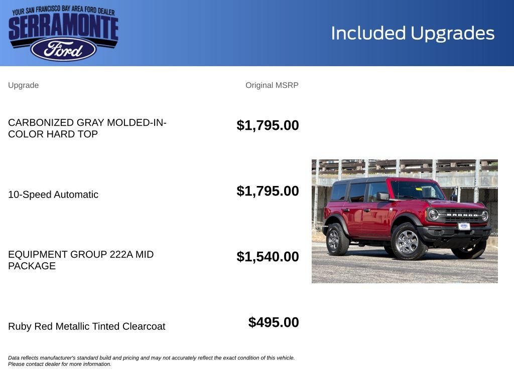 Certified 2025 Ford Bronco Big Bend AWD/4WD image 27