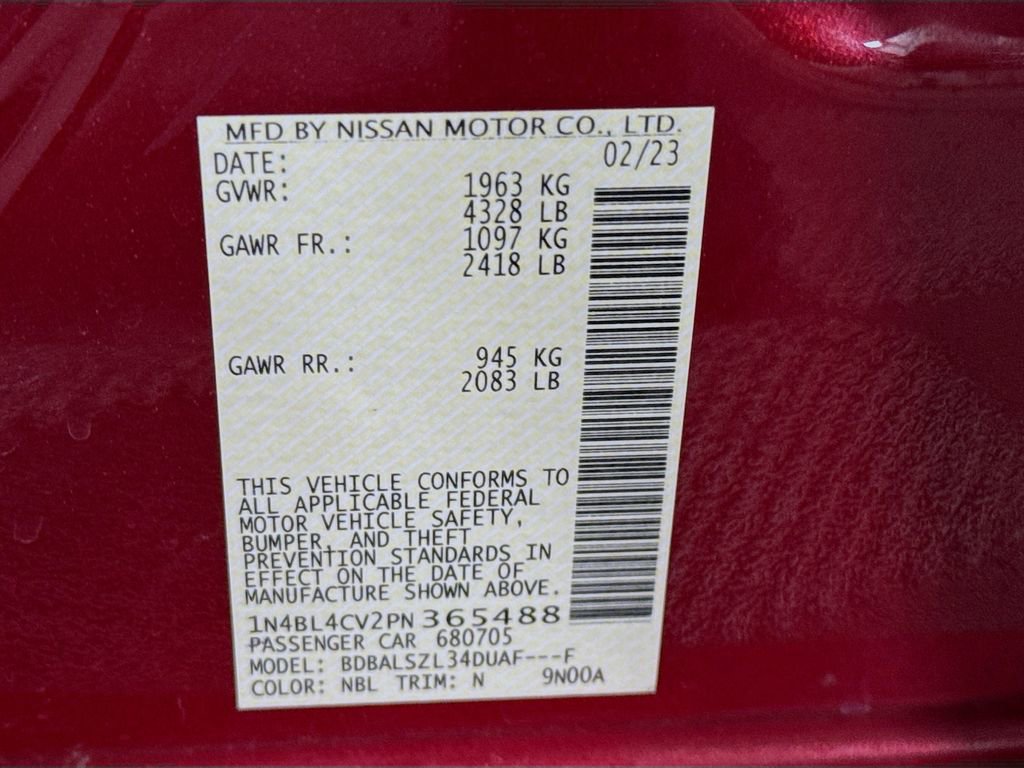 Certified 2023 Nissan Altima 2.5 SR w/ SR Premium Package FWD image 36