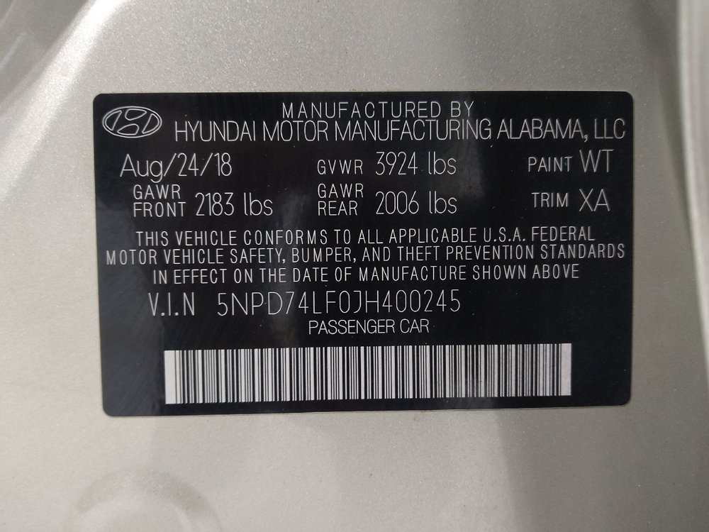 Used 2018 Hyundai Elantra SE w/ SE Connectivity Package 04 FWD image 33