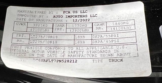 Used 2023 RAM 1500 Rebel w/ Rebel Level 1 Equipment Group image 58