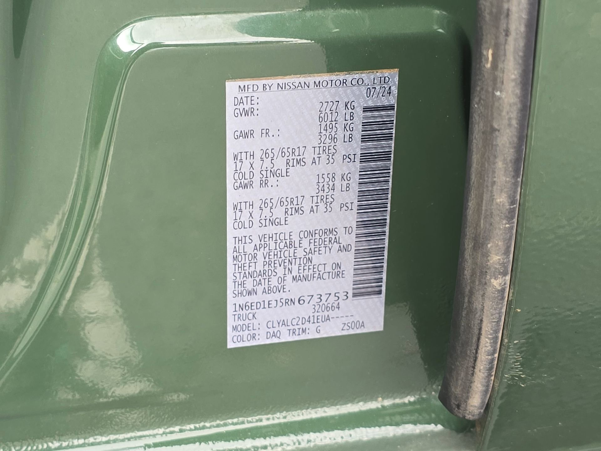 Used 2024 Nissan Frontier SV w/ SV Convenience Package RWD image 32